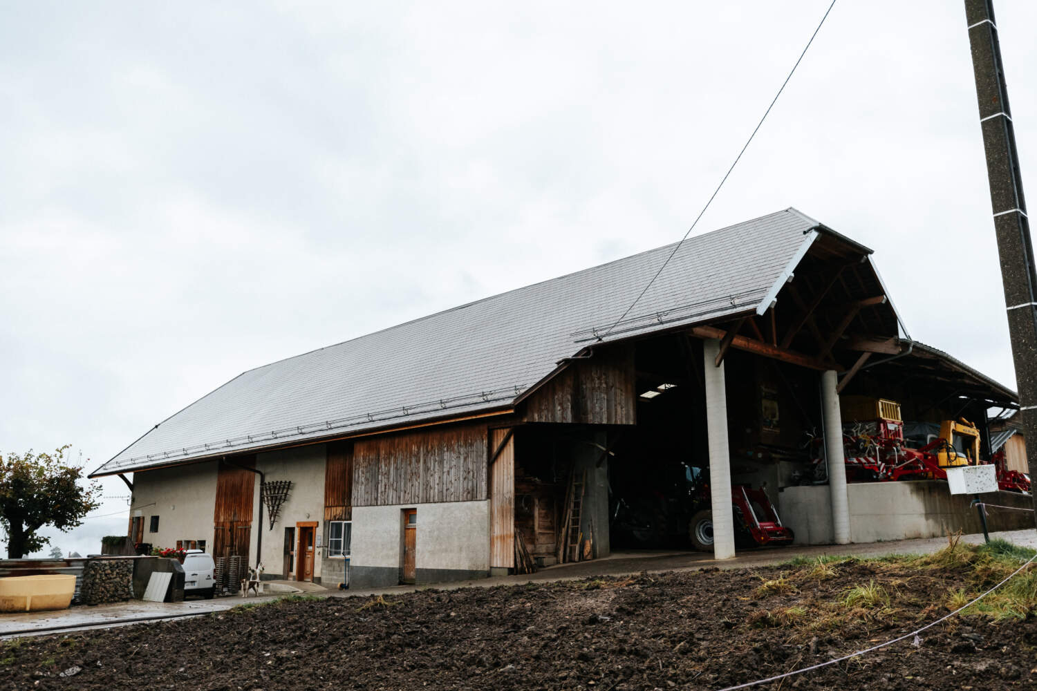 Rénovation totale de la toiture d'un corp de ferme